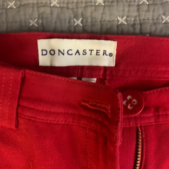 3/$30 Doncaster red pants 4P EUC - Picture 2 of 5